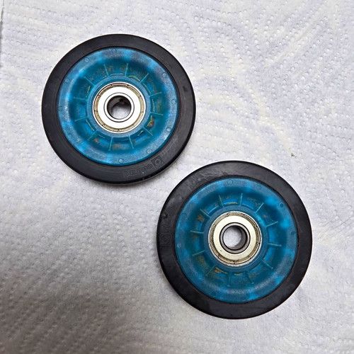 Blue black push scooter - 2x, blue/black