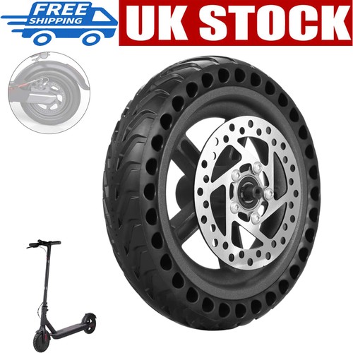 Rear wheel and solid rubber - and,