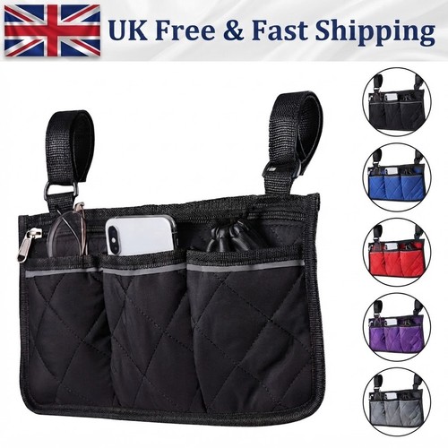 Wheelchair side bag armrest - side,